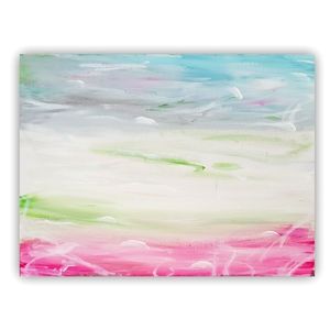 Abstract acrylic painting